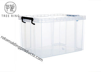 Nahrungsmittelgrad-stapelbare Plastikvoorratsbehälter, 60 Liter-Plastikkisten-Kasten