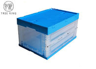 Verteilungs-klare nistbare Plastikvorratsbehälter mit befestigtem Deckel 65 Liter