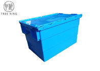 Schwenkbar lagern-Rahmen-faltete zusammenklappbare Plastikkisten-Ebene Kisten, als nicht verwendet