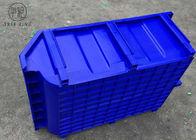 Blau/Rot, das Plastikkasten für sichere Lagerung von Teilen 600 stapelt * 400 * 230mm