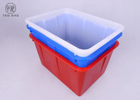 Kundengebundene blaue Plastikvoorratsbehälter äußeres Wiederverwertungsw70 510 * 380 * 290 Millimeter