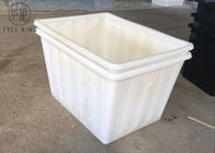 Gerad-mit Seiten versehene industrielle Wäscherei-Behälter auf Rädern das 450 Liter-Polyäthylen Roto formten