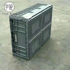 faltbare Plastikvoorratsbehälter der Kapazitäts-85l 800 x 600 x 280mm mit Abdeckung