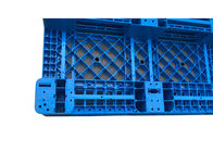 Jungfrau pp. Rackable 1111 blaue Kunststoffpaletten mit 3 Gleitern für Regal-Gabelstapler, Last 1000Kg