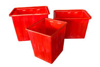 Fester dauerhafter Papierwiederverwertungs-Behälter, Plastikküchen-überschüssige Behälter in der roten Farbe