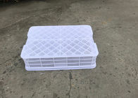 HDPE durchlöcherte Kunststoffschale-zusammenklappbare Plastikkiste für Brot und Fische 600*420*145