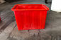 Roter wiederverwertungs-Behälter-Wasser-Behälter der harten Beanspruchung 160L Plastikfür Aquaponic-Fische Fram
