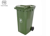Haushalt 240 Liter-Plastikmülleimer, Rat roter Wheelie-Behälter für Garten-Abfall