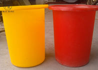 Lldpe färbte Rotomolding, das runde Plastikbehälter/Kartoffel-Nahrungsmittelgrad mit Pfropfen 70L abbrechen
