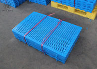 Mini gewölbte Fußbodenrost HDPE Kunststoffpaletten für Lager 1000 * 600 * 50 Millimeter