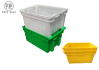 Farbige perforierte hygienische Plastikverpackungs-Eurokisten 630 * 420 * 315 Millimeter HDPE