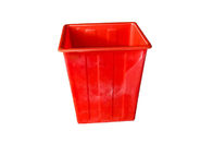 Fester dauerhafter Papierwiederverwertungs-Behälter, Plastikküchen-überschüssige Behälter in der roten Farbe