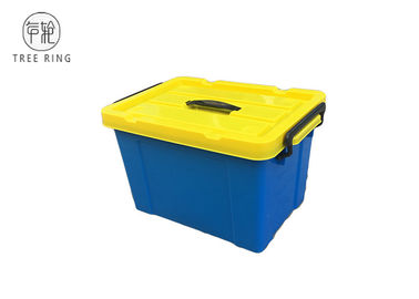 Rechteckiges Plastikmagazin 50L der Verschachtelungs-Jungfrau-pp. mit Locaked-Deckel 40*29*24 cm