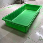 Grüne Farbe Aquaponic wachsen Bett mit der Stellung für Systeme Greenhousr Aquaponic