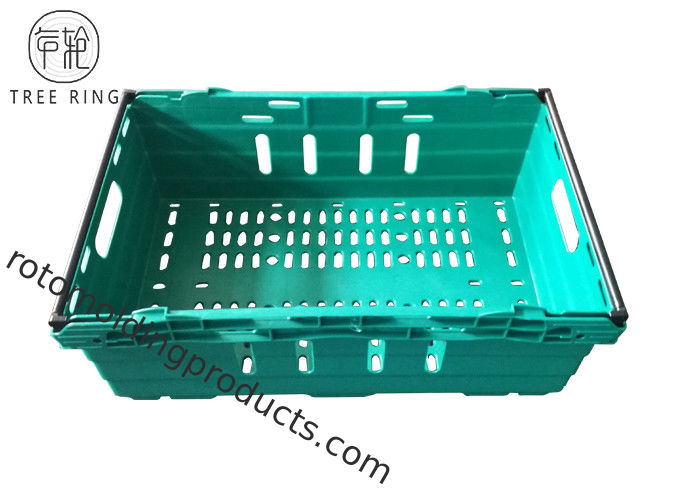 Perforierte Seiten-hält nistbare Ballen-Arm-Kisten-Behälter-Behälter mit dem Stapeln 590 * 400 *192 ab